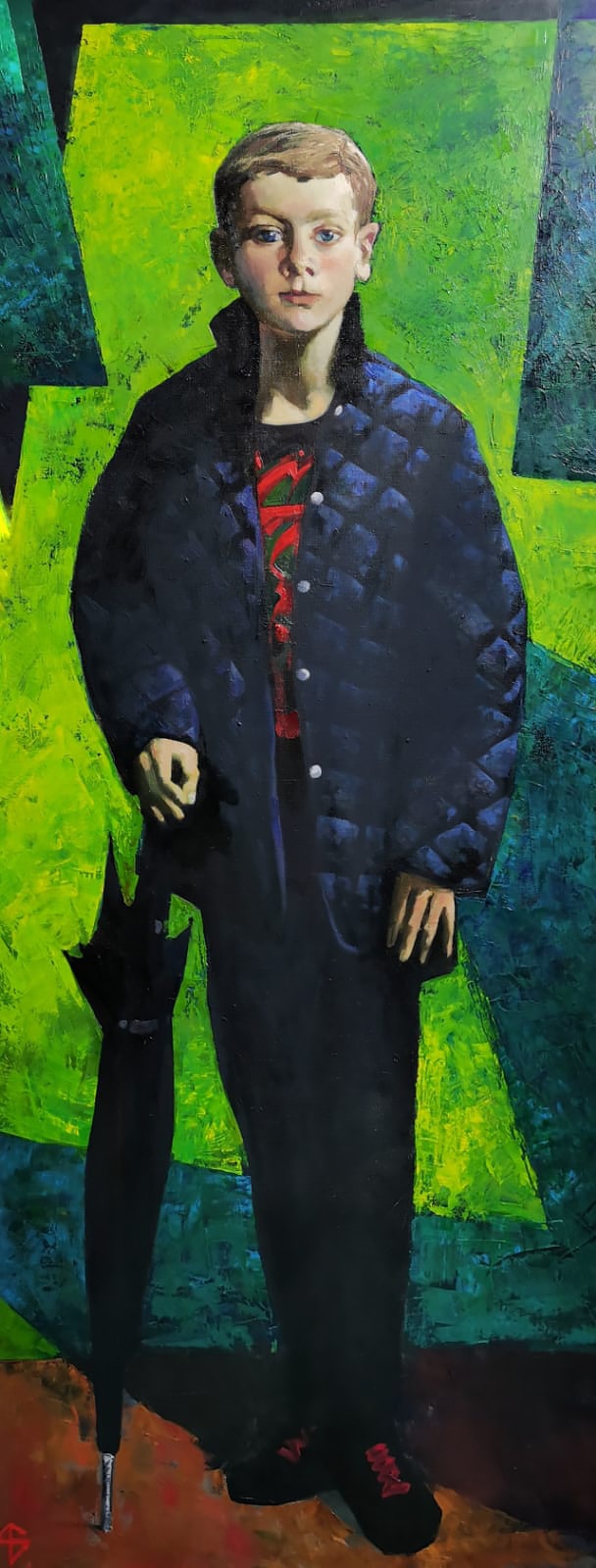 <strong>Арсений Владимирович Багдасарян</strong><br /><p>Филат. Портрет сына<br />
2020<br />
Холст, масло</p>
