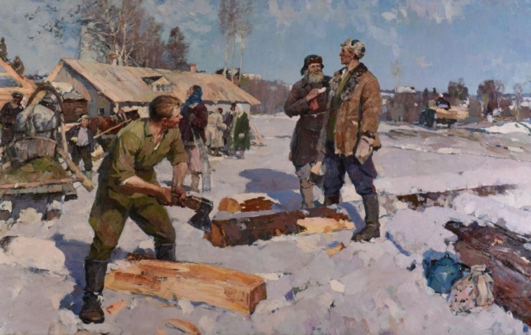 Весна в колхозе фурманков